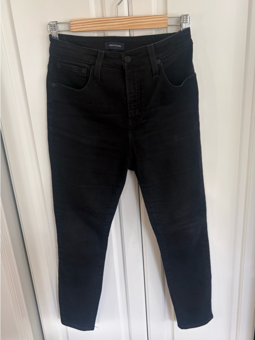 J. Crew Black high waisted Skinny Jeans